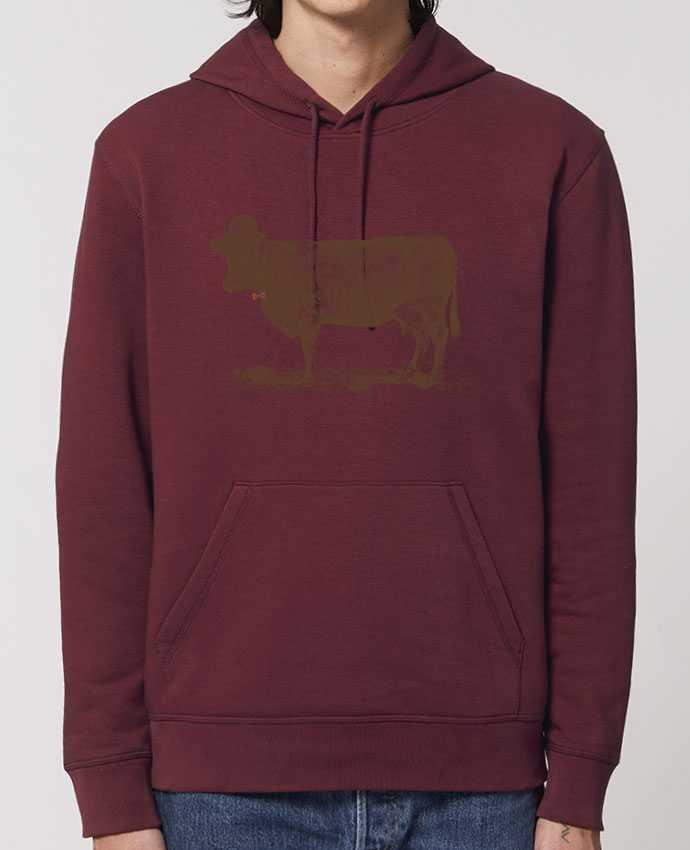Essential unisex hoodie sweatshirt Drummer Cow Cow Nut Par Florent Bodart