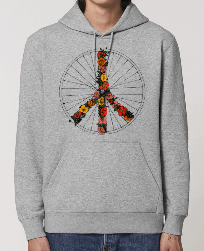 Sudadera Essential con capucha unisex  Drummer Peace and Bike Par Florent Bodart