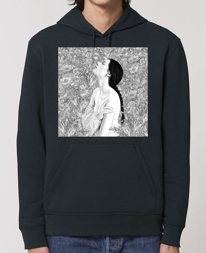 Essential unisex hoodie sweatshirt Drummer Stay Wild Par PedroTapa