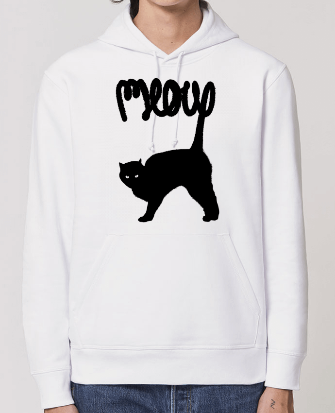 Essential unisex hoodie sweatshirt Drummer Meow Par Florent Bodart