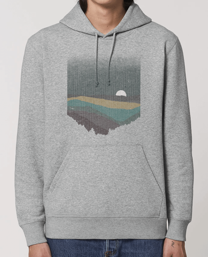 Essential unisex hoodie sweatshirt Drummer Moonrise Color Par Florent Bodart