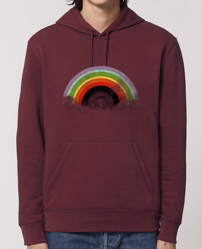 Essential unisex hoodie sweatshirt Drummer Rainbow Classics Par Florent Bodart
