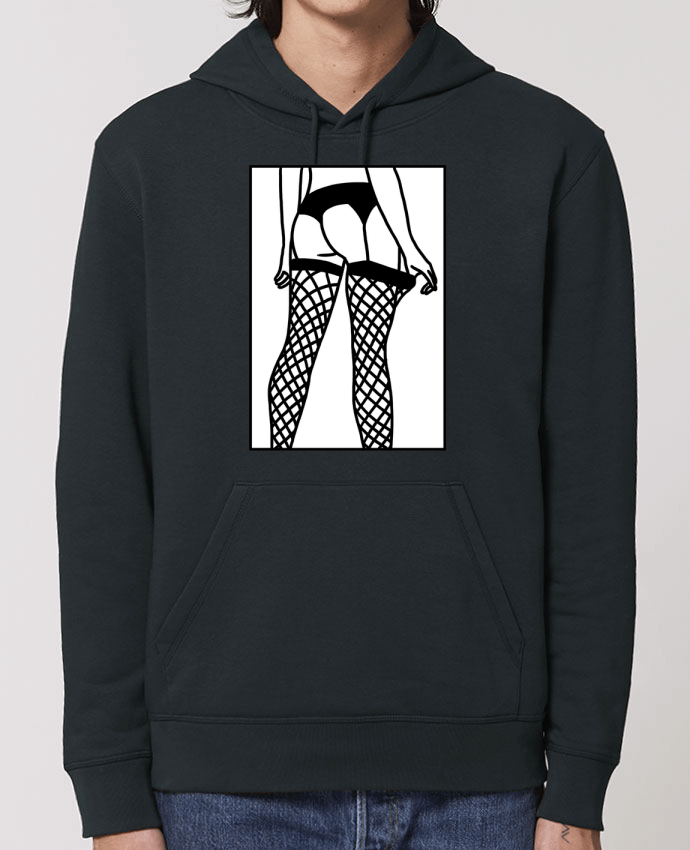 Essential unisex hoodie sweatshirt Drummer Image du soir Par tattooanshort