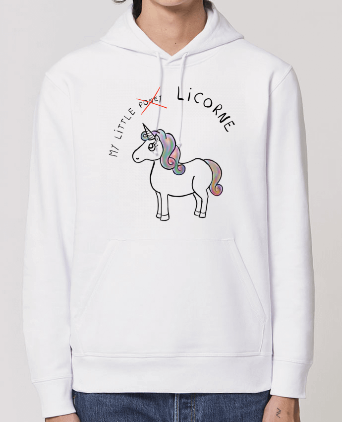Essential unisex hoodie sweatshirt Drummer Licorne Par Sacha