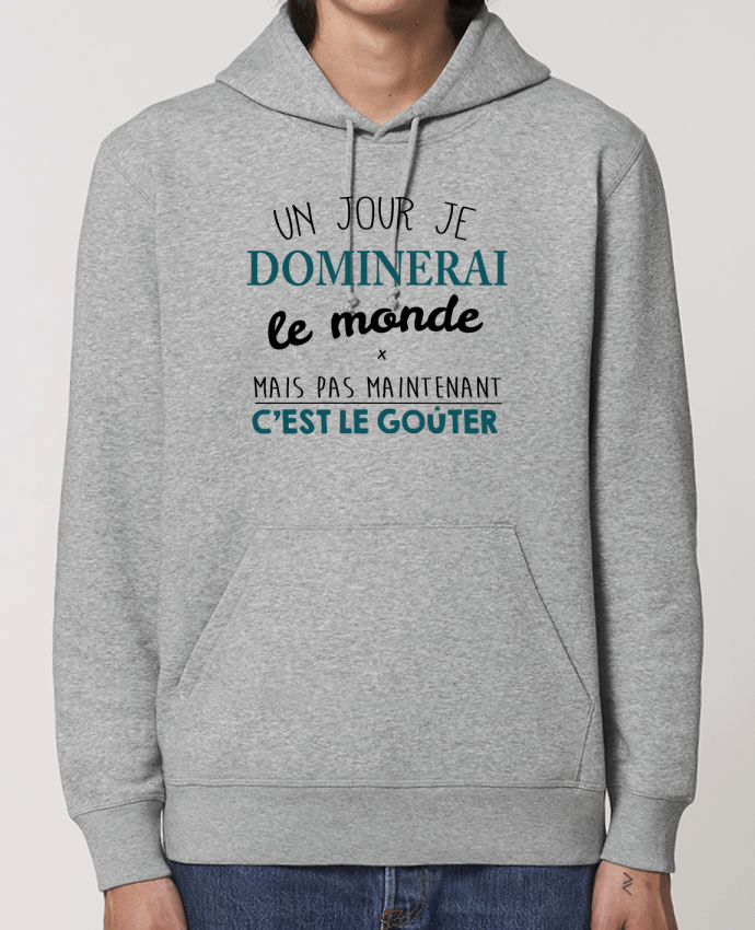 Hoodie Un jour je dominerai le monde Par 