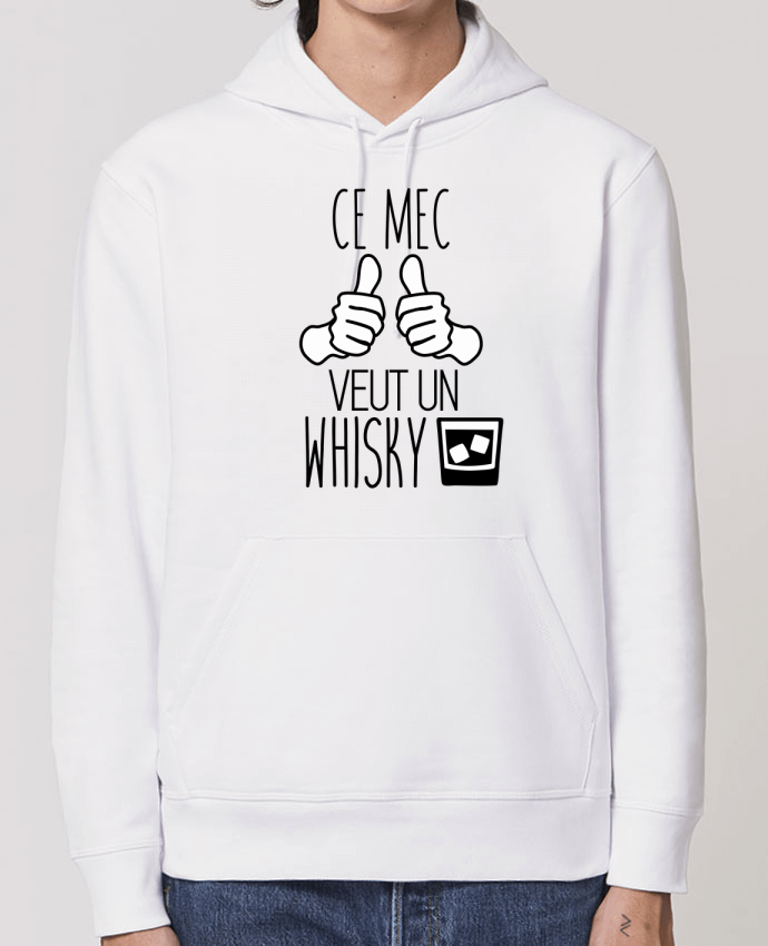 Essential unisex hoodie sweatshirt Drummer Ce mec veut un whisky Par Benichan