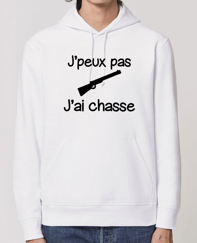 Essential unisex hoodie sweatshirt Drummer J'peux pas j'ai chasse - Chasseur Par Benichan