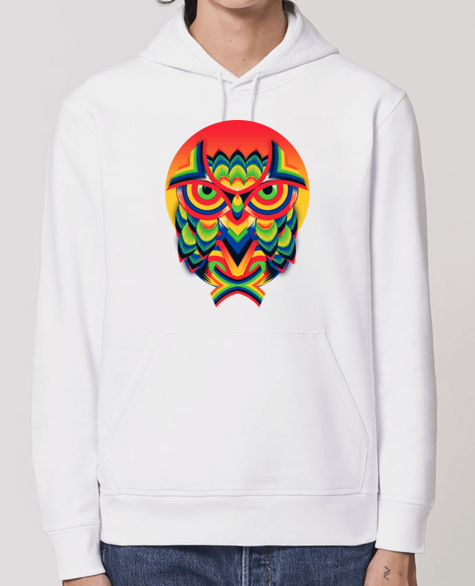 Essential unisex hoodie sweatshirt Drummer Owl 3 Par ali_gulec
