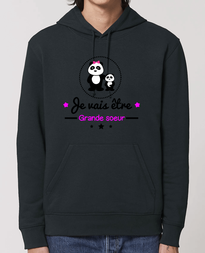 Essential unisex hoodie sweatshirt Drummer Bientôt grande soeur - Future grande soeur Par Benichan
