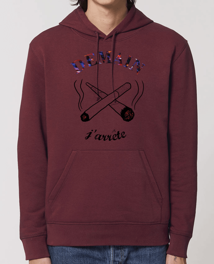 Hoodie Demain j'arrête de fumer Par Promis