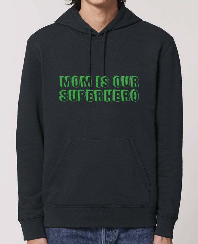 Essential unisex hoodie sweatshirt Drummer Mom is our superhero Par tunetoo