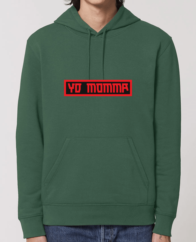 Essential unisex hoodie sweatshirt Drummer YO MOMMA Par tunetoo
