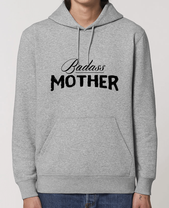 Sweat-Shirt Capuche Essentiel Unisexe Drummer Badass Mother Par tunetoo