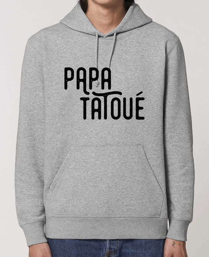 Essential unisex hoodie sweatshirt Drummer Papa Tatoué Par tunetoo