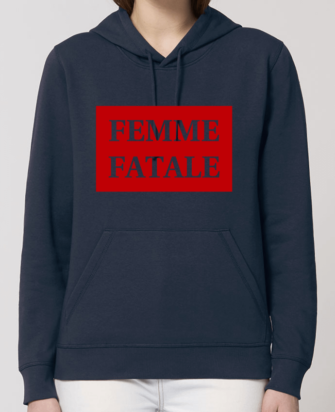 Essential unisex hoodie sweatshirt Drummer Femme fatale Par tunetoo