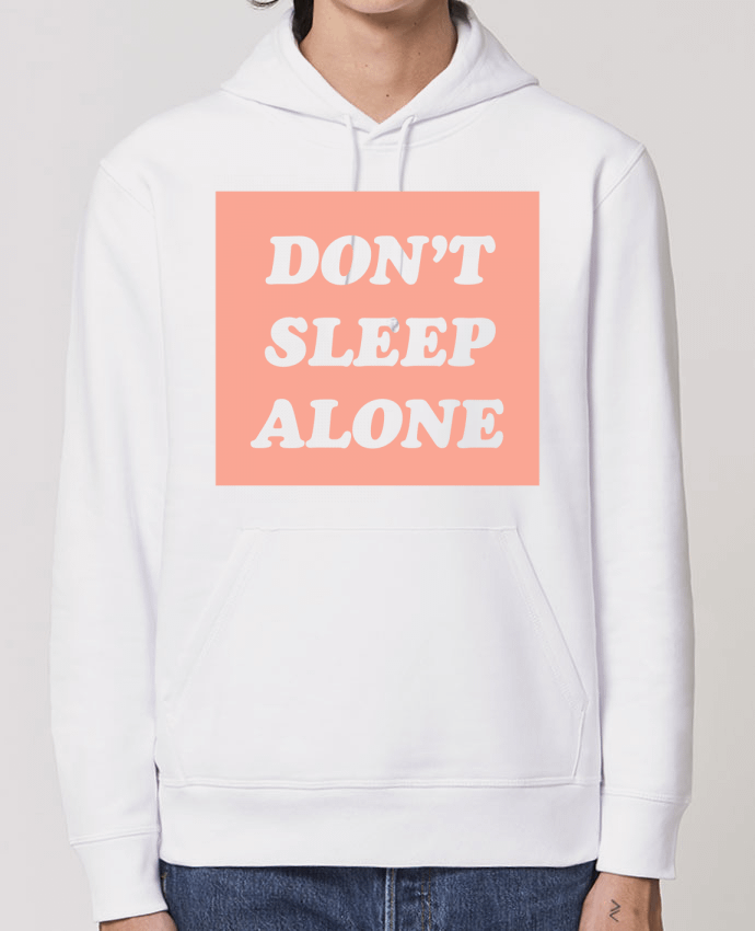 Essential unisex hoodie sweatshirt Drummer Don't sleep alone Par tunetoo