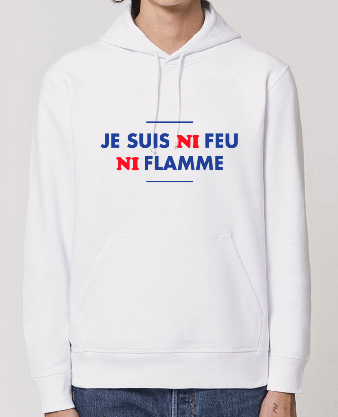 Essential unisex hoodie sweatshirt Drummer Je suis ni feu ni flamme Par tunetoo