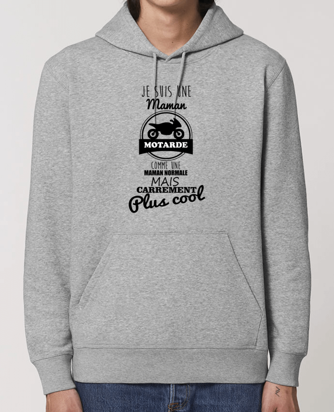 Essential unisex hoodie sweatshirt Drummer Maman motarde, cadeau mère, moto Par Benichan