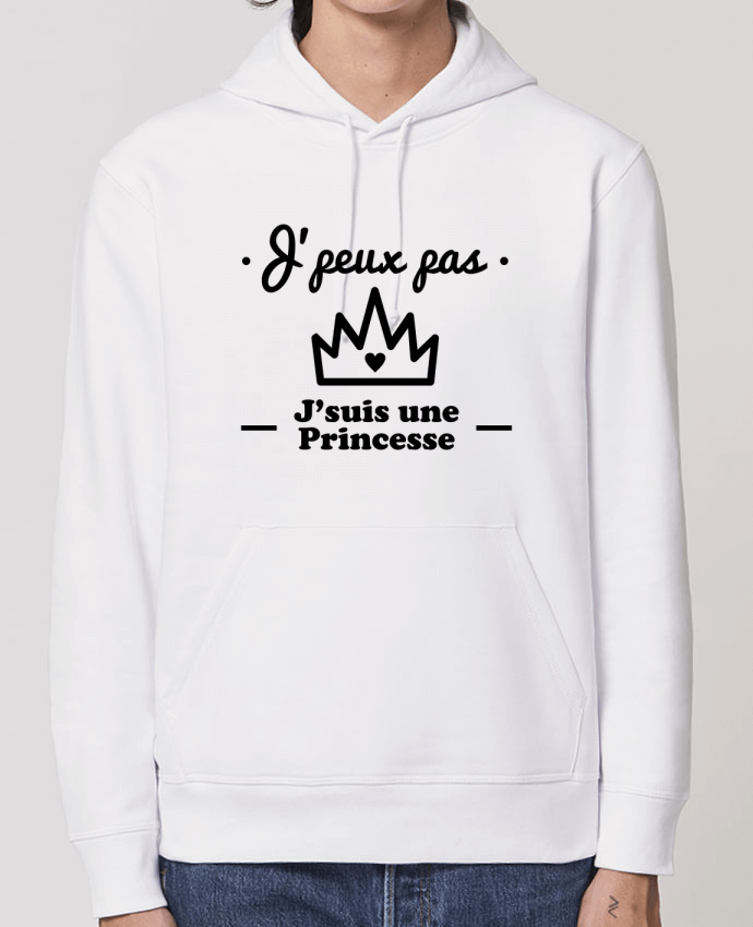 Hoodie J'peux pas j'suis une princesse, humour, citations, drôle Par Benichan