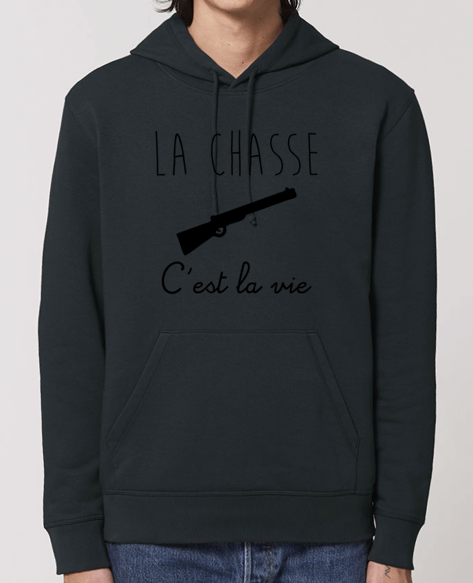 Essential unisex hoodie sweatshirt Drummer La chasse c'est la vie, chasseur Par Benichan