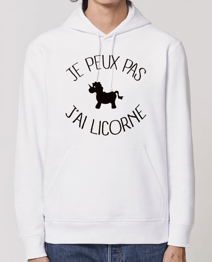 Essential unisex hoodie sweatshirt Drummer Je peux pas j'ai licorne Par Freeyourshirt.com