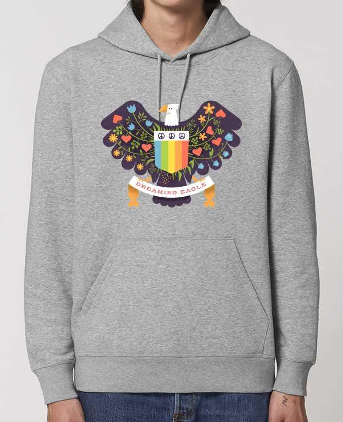 Essential unisex hoodie sweatshirt Drummer Dreaming Eagle Par 