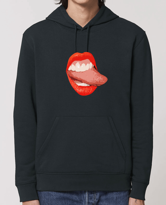 Essential unisex hoodie sweatshirt Drummer Tongue Par lisartistaya