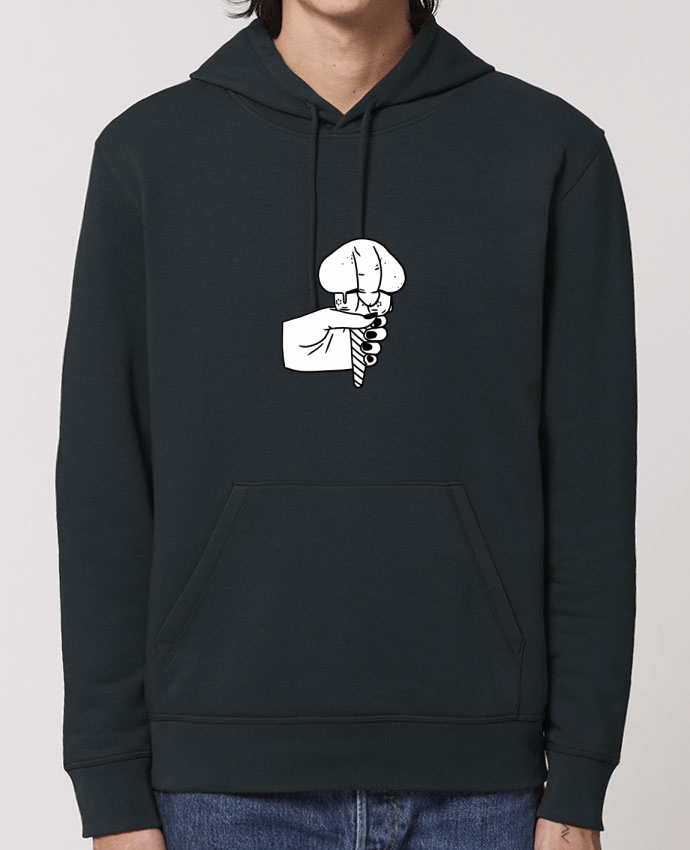 Essential unisex hoodie sweatshirt Drummer Ice cream Par tattooanshort