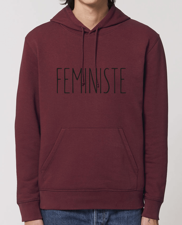 Essential unisex hoodie sweatshirt Drummer Feministe Par tunetoo