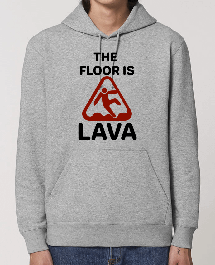 Essential unisex hoodie sweatshirt Drummer The floor is lava Par tunetoo