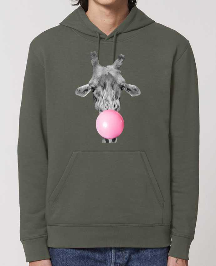 Essential unisex hoodie sweatshirt Drummer Girafe bulle Par justsayin