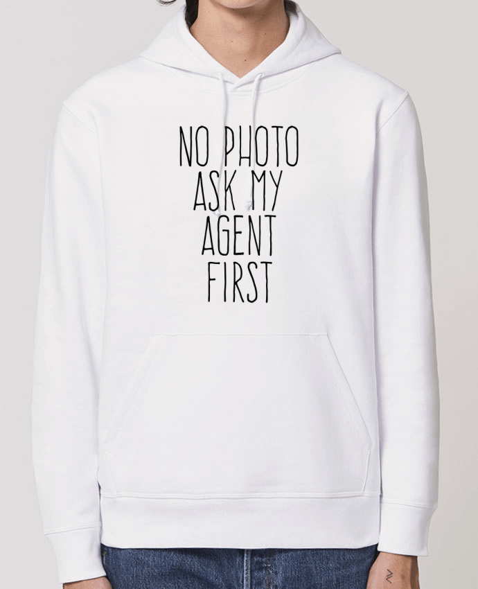 Essential unisex hoodie sweatshirt Drummer No photo ask my agent Par justsayin