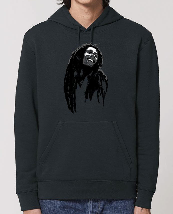 Essential unisex hoodie sweatshirt Drummer Bob Marley Par Graff4Art