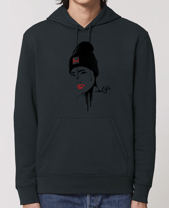 Essential unisex hoodie sweatshirt Drummer Geisha Par Graff4Art