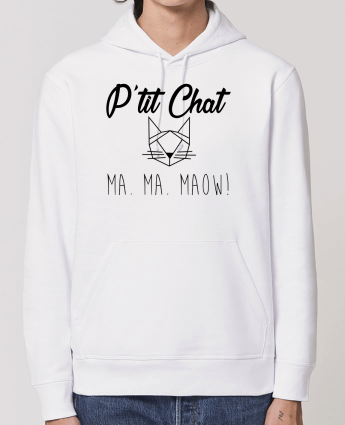 Essential unisex hoodie sweatshirt Drummer p'tit chat Par Zdav