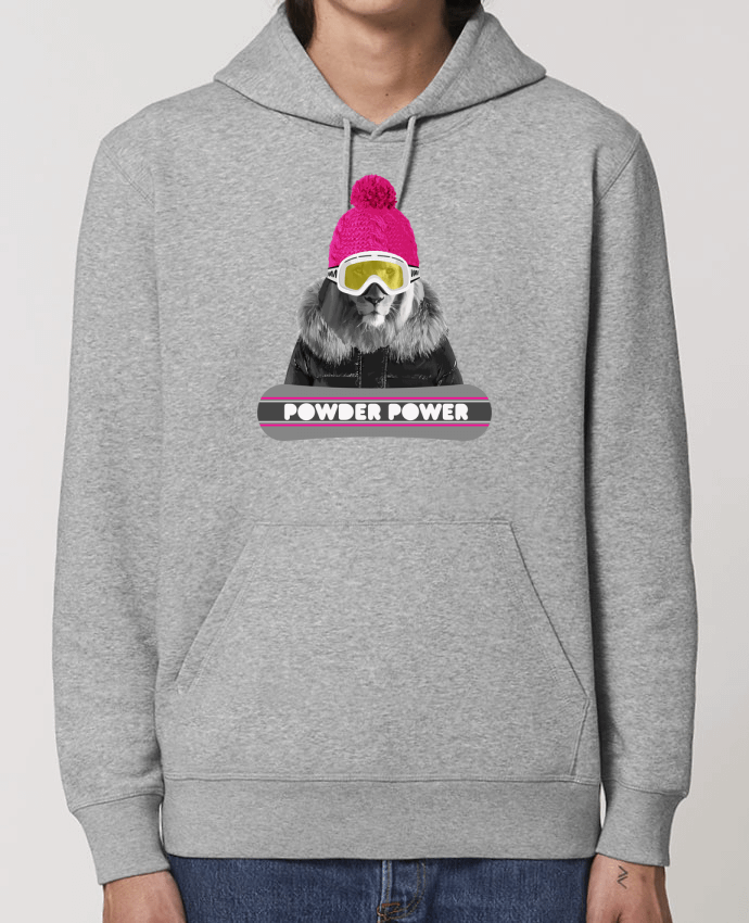 Essential unisex hoodie sweatshirt Drummer Lion snowboard Par justsayin