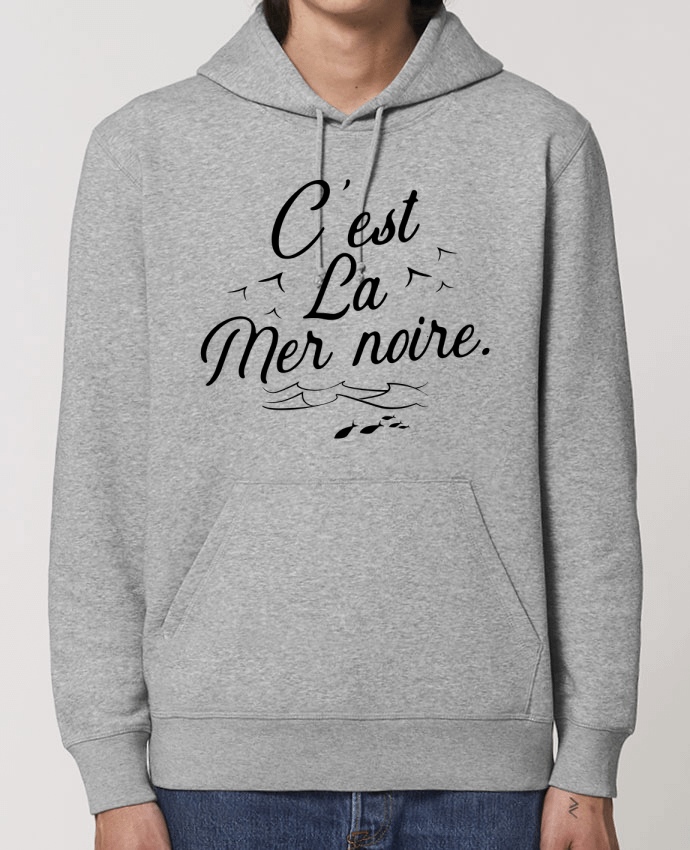 Sweat-Shirt Capuche Essentiel Unisexe Drummer C'est la mer noire Par Original t-shirt