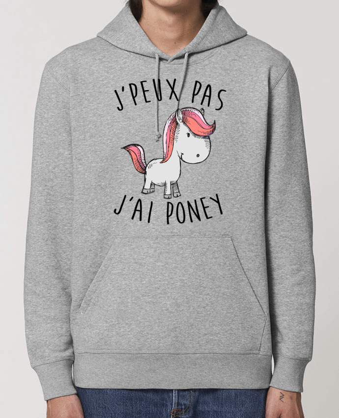 Sudadera Essential con capucha unisex  Drummer Je peux pas j'ai poney Par FRENCHUP-MAYO