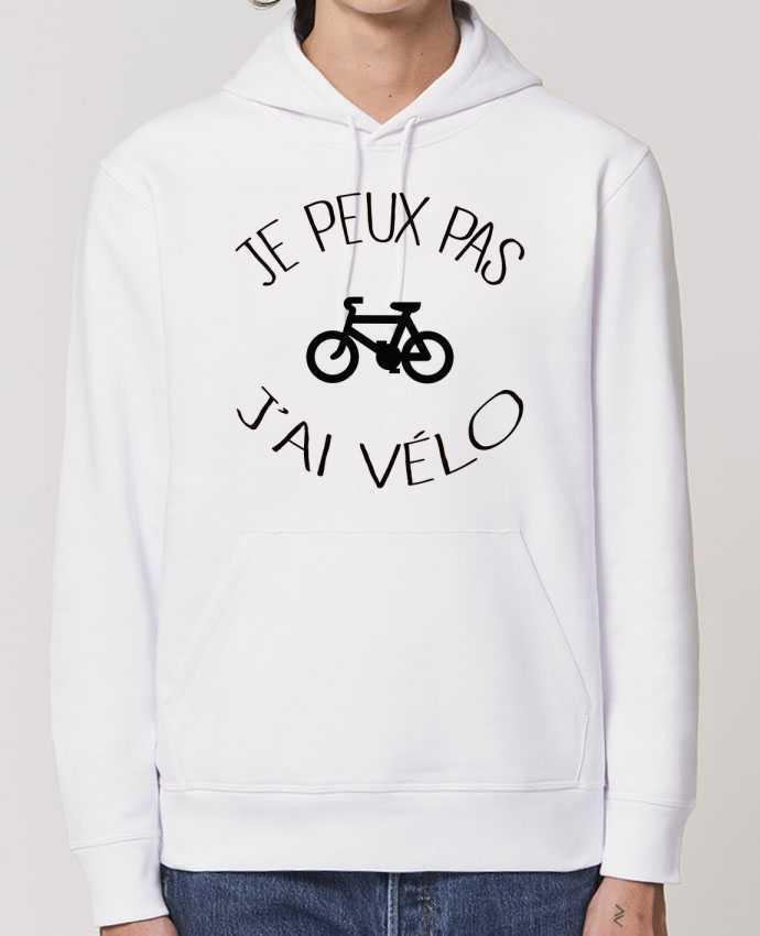 Sudadera Essential con capucha unisex  Drummer Je peux pas j'ai vélo Par Freeyourshirt.com