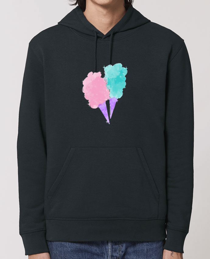 Essential unisex hoodie sweatshirt Drummer Watercolor Cotton Candy Par PinkGlitter