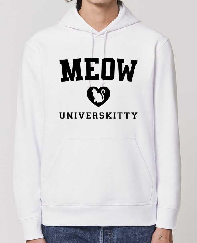 Sudadera Essential con capucha unisex  Drummer Meow Universkitty Par Freeyourshirt.com