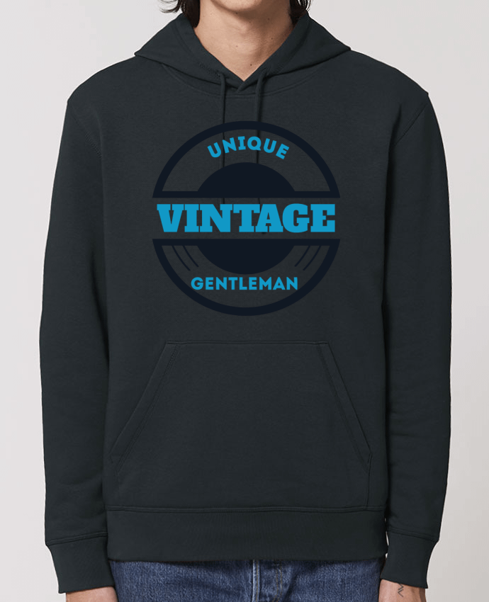 Essential unisex hoodie sweatshirt Drummer Unique vintage gentleman Par Les Caprices de Filles