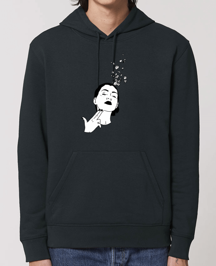 Essential unisex hoodie sweatshirt Drummer Flower suicide Par tattooanshort