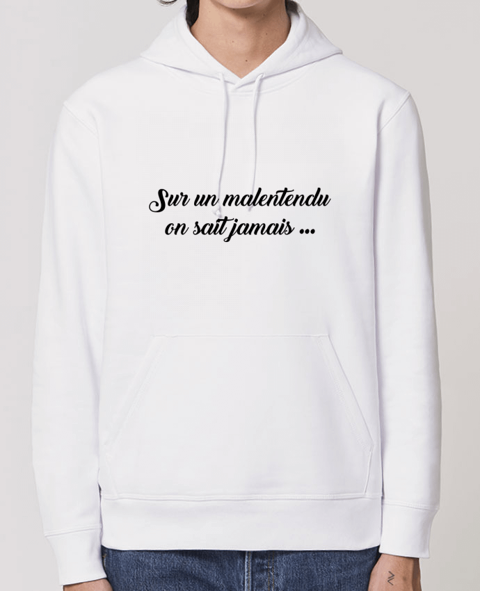 Essential unisex hoodie sweatshirt Drummer Sur un malentendu on sait jamais Par tunetoo