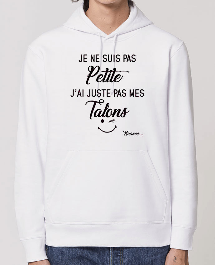 Essential unisex hoodie sweatshirt Drummer Je ne suis pas petite, j'ai juste pas mes talons Par tunetoo