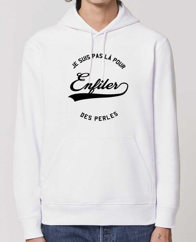 Sudadera Essential con capucha unisex  Drummer Je suis pas là pour enfiler des perles Par tunetoo