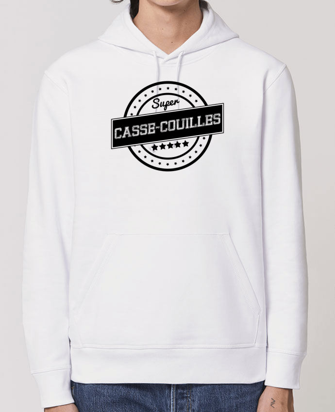 Essential unisex hoodie sweatshirt Drummer Super casse-couilles Par justsayin