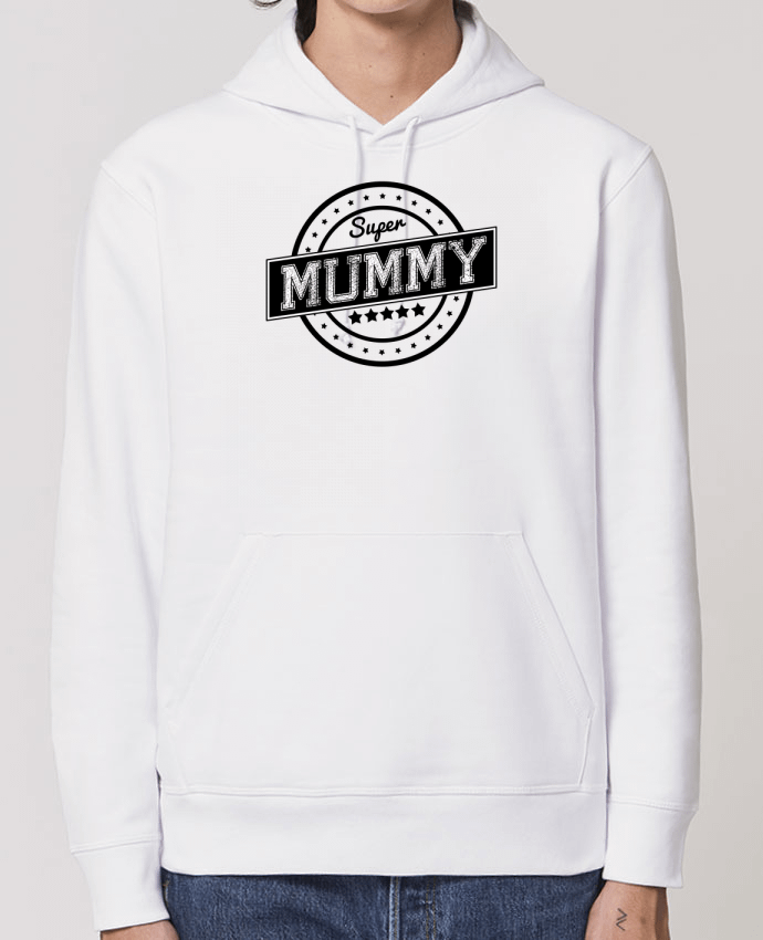 Sweat-Shirt Capuche Essentiel Unisexe Drummer Super mummy Par justsayin