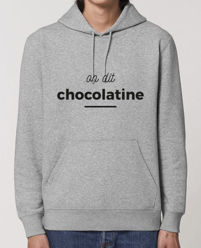 Essential unisex hoodie sweatshirt Drummer On dit chocolatine Par Ruuud
