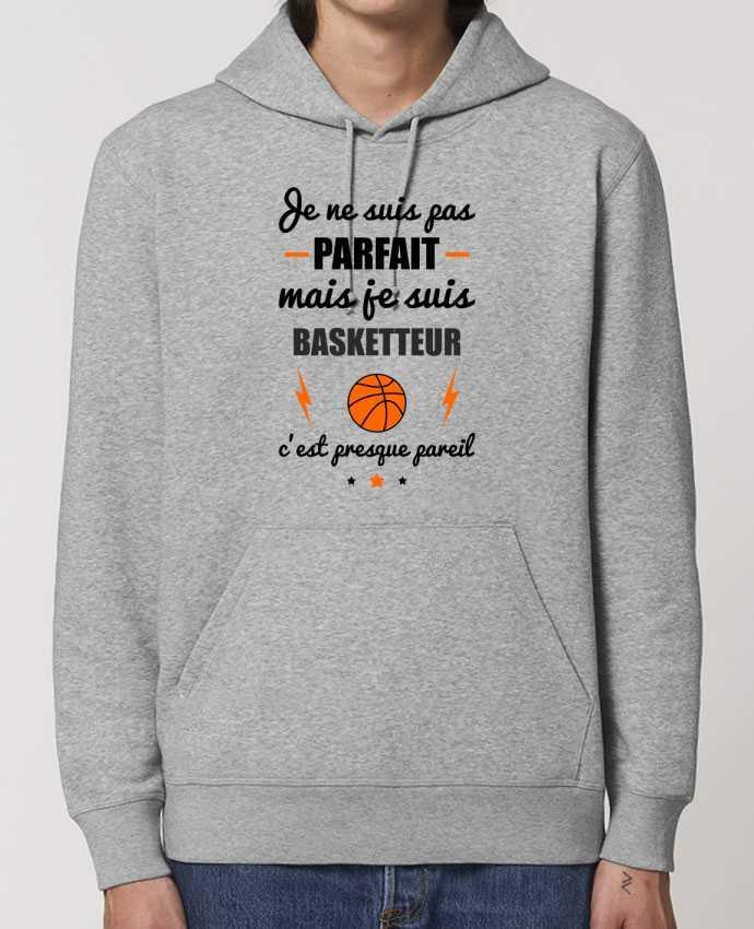 Essential unisex hoodie sweatshirt Drummer Je ne suis pas byfait mais je suis basketteur c'est presque byeil Par Benichan